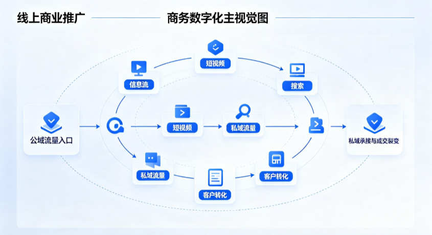 卢龙县线上商业推广怎么做？全域流量闭环搭建与低成本转化实战指南